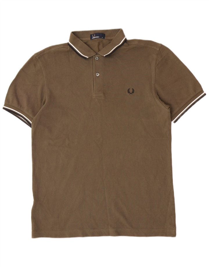 Polo Fred Perry Hombre Algodón Caqui Medio