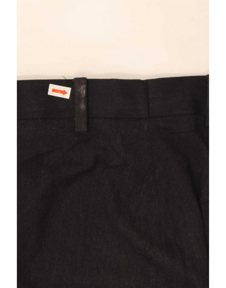Pantaloni chino vestibilità regolare da uomo Marks & Spencer W38 L29 poliestere nero