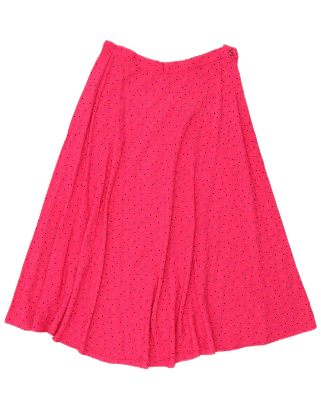 Vintage Womens A-Line Skirt W26 Small  Pink Spotted
