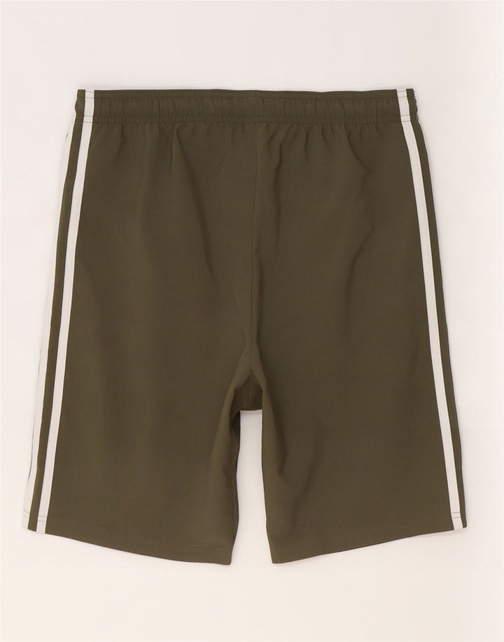 Adidas Boys Sport Shorts 13-14 Years Khaki Polyester