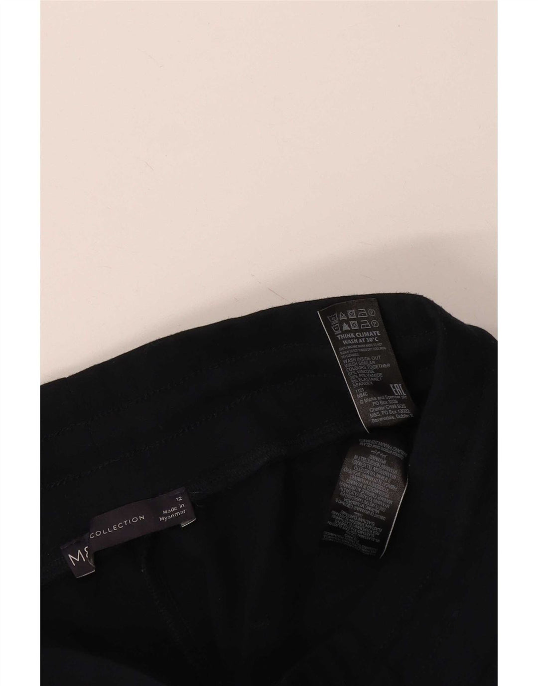 Marks & Spencer Pantalones de Chándal para Mujer UK 40 Medium Azul Marino