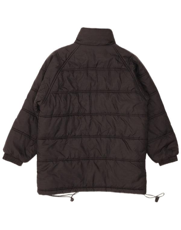 Jachetă căptușită pentru băieți Umbro 10-11 ani, nailon negru