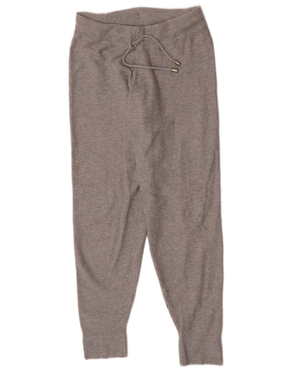 Marks & Spencer Womens Tracksuit Trousers Joggers UK 8 Small Grey Viscose