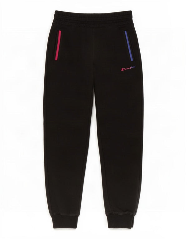 Champion Pantalon De Survêtement Fille Joggers 11-12 Ans Large Noir Coton