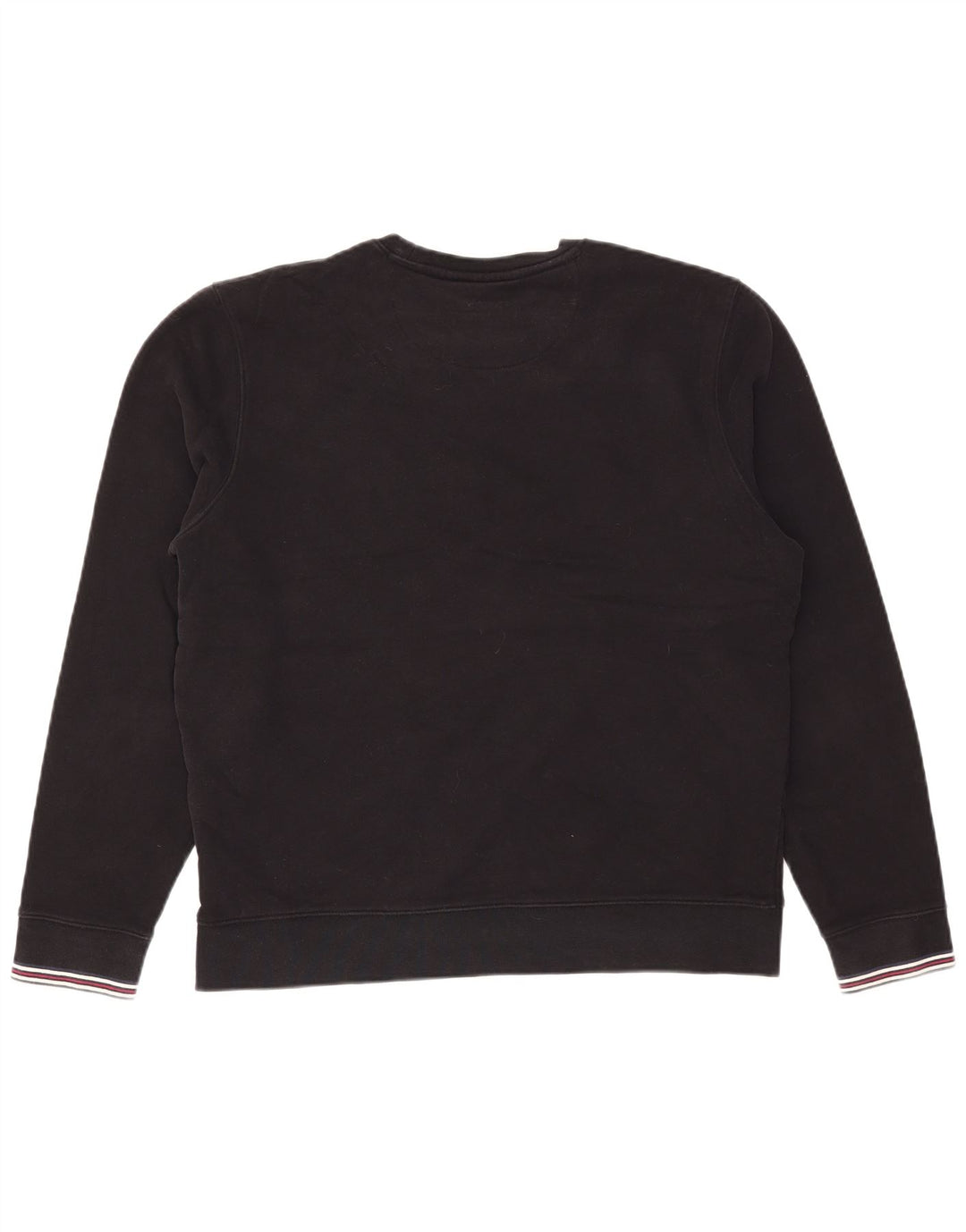 Fila Mens Sweatshirt Jumper Medium Black Cotton