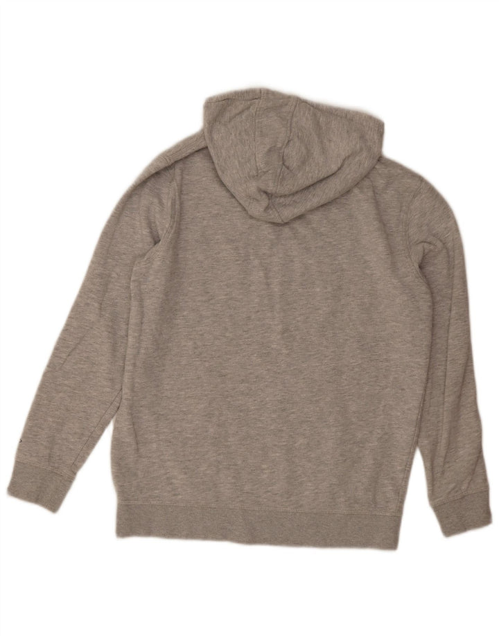 Umbro Mens Graphic Hoodie Jumper Medium Grey Cotton