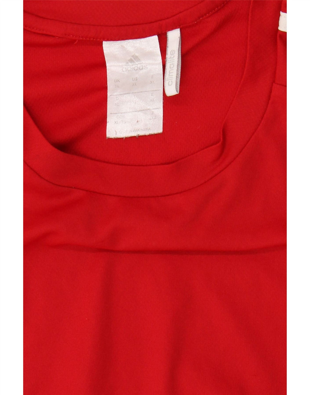 ADIDAS Mens Climalite T-Shirt Top XL Red Polyester Vintage Adidas and Second-Hand Adidas from Messina Hembry 