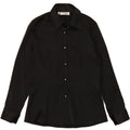 VINTAGE Womens Shirt IT 46 Large Black Polyester Vintage Vintage and Second-Hand Vintage from Messina Hembry 