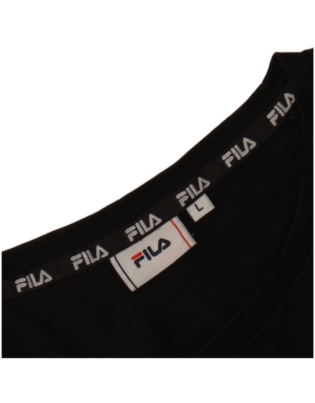 FILA Herre Grafisk T-Shirt Top Stor Sort