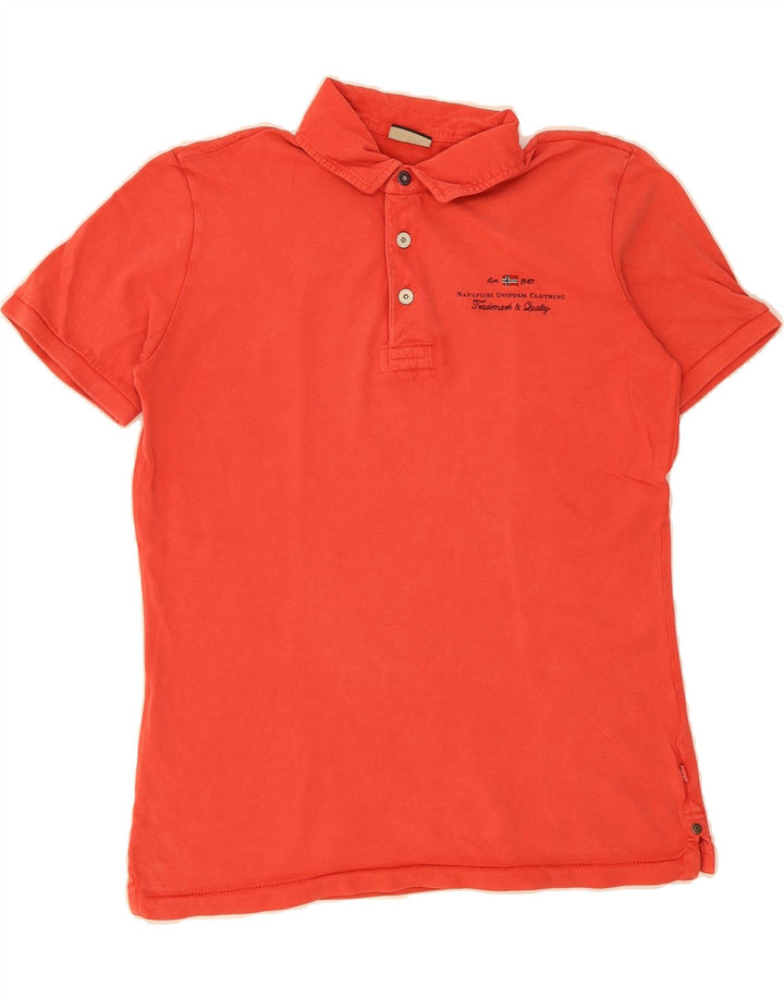 NAPAPIJRI Mens Polo Shirt Large Red Vintage Napapijri and Second-Hand Napapijri from Messina Hembry 