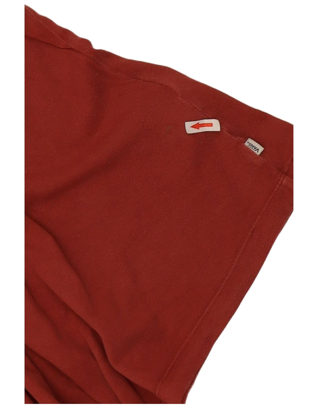 Vans Mens Graphic Top Long Sleeve Large Red Cotton