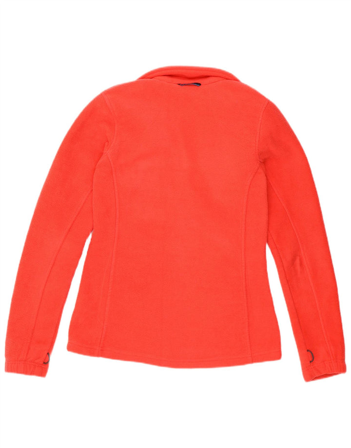 Columbia Womens Fleece Jacket UK 10 Small Red Polyester