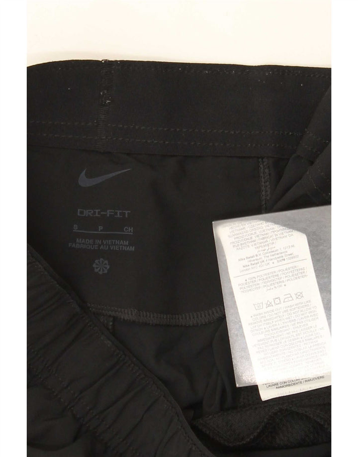 Nike Womens Dri Fit Sport Shorts UK 10 Small Black Polyester