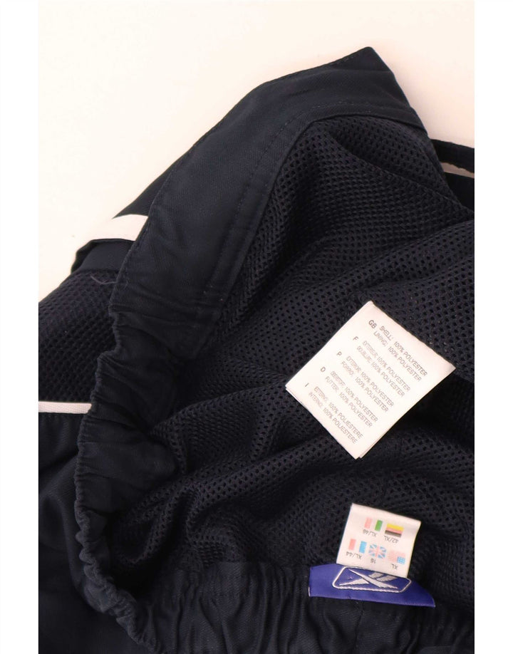 Pantaloni da tuta da donna Reebok UK 16 Large in poliestere blu navy
