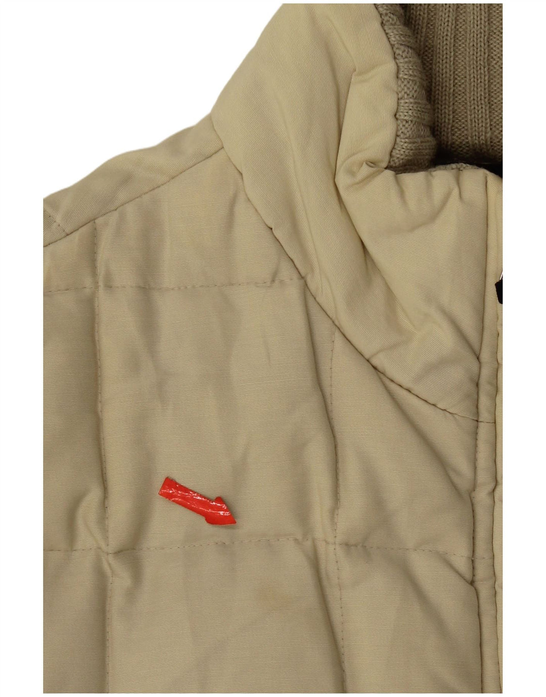 Damska ocieplana kurtka Woolrich UK 14, duża, beżowa