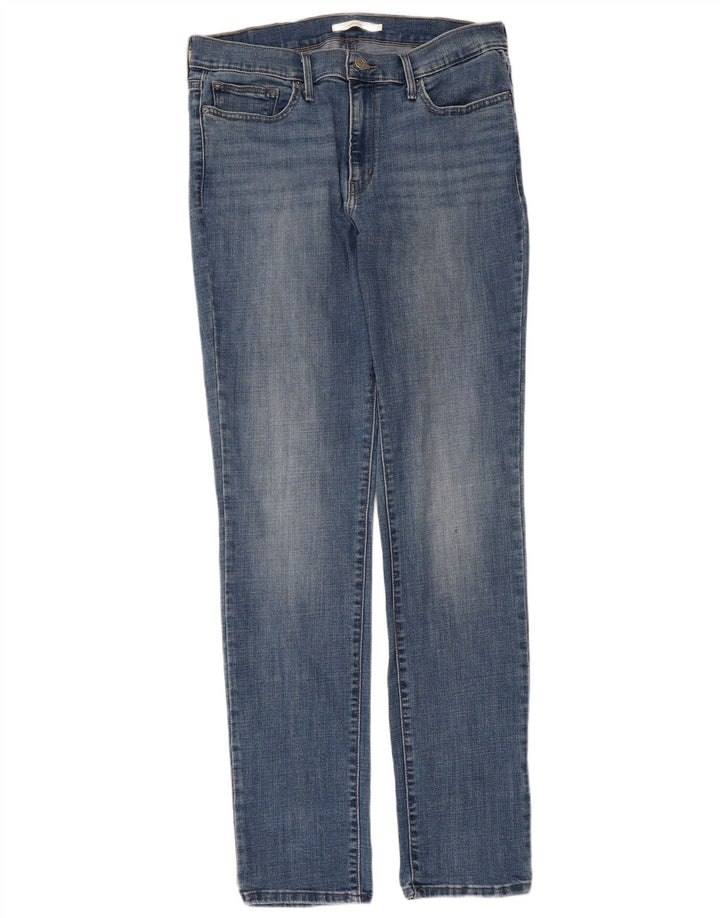 Levi's Damen Slim Slim Jeans W32 L34 Blaue Baumwolle