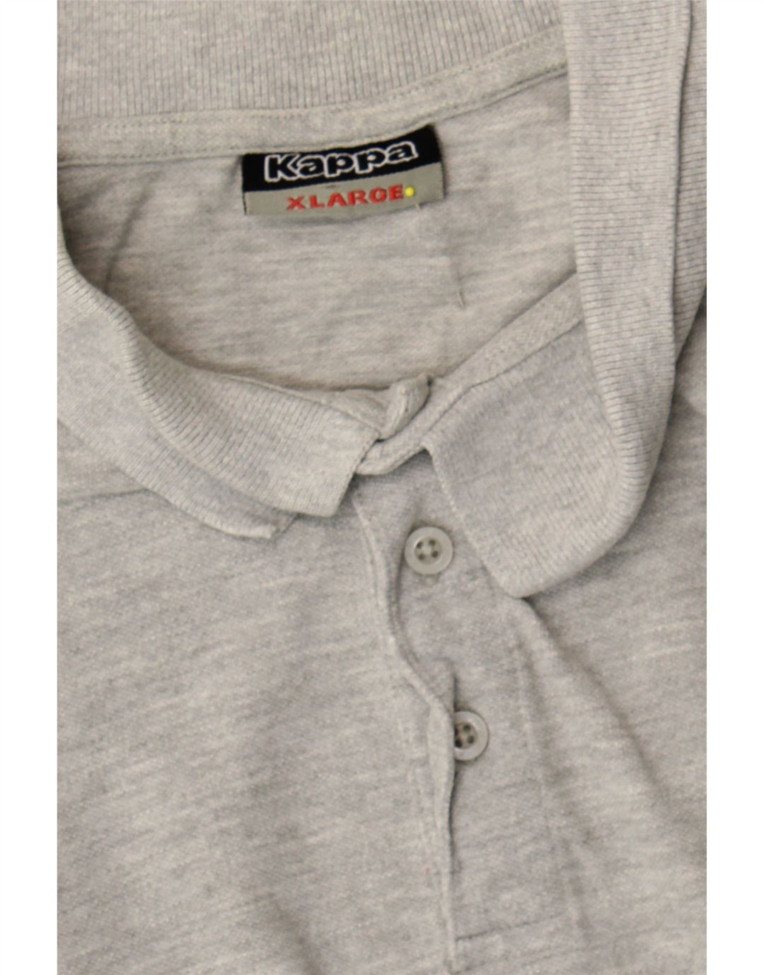 KAPPA Mens Polo Shirt XL Grey Vintage Kappa and Second-Hand Kappa from Messina Hembry 