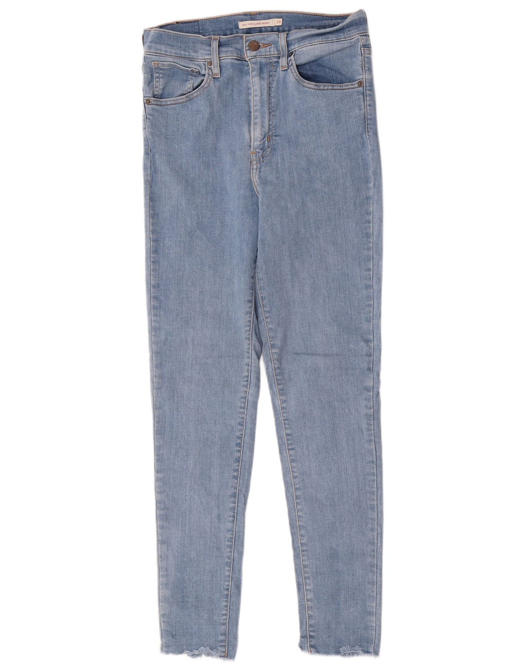 Levi's Womens Skinny Jeans W28 L27 Blue Cotton