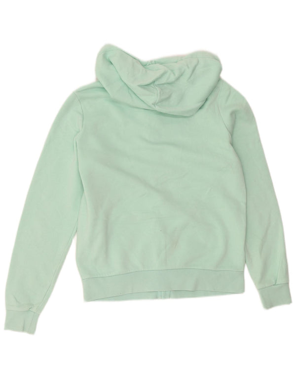 Converse Damen Zip Hoodie Pullover UK 10 Small Türkis Baumwolle