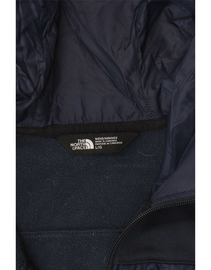 The North Face Herre hættetrøje med lynlås Stor marineblå polyester