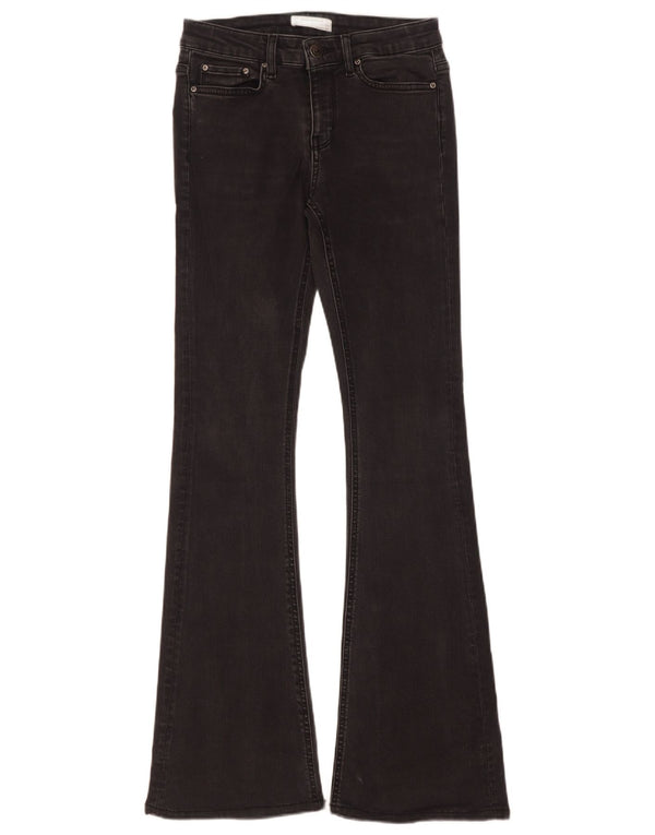 Zara Dame Flared Jeans EU 34 2XS W24 L31 Grå