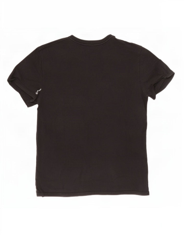 Volcom Herre Grafisk T-Shirt Top Stor Sort Bomuld