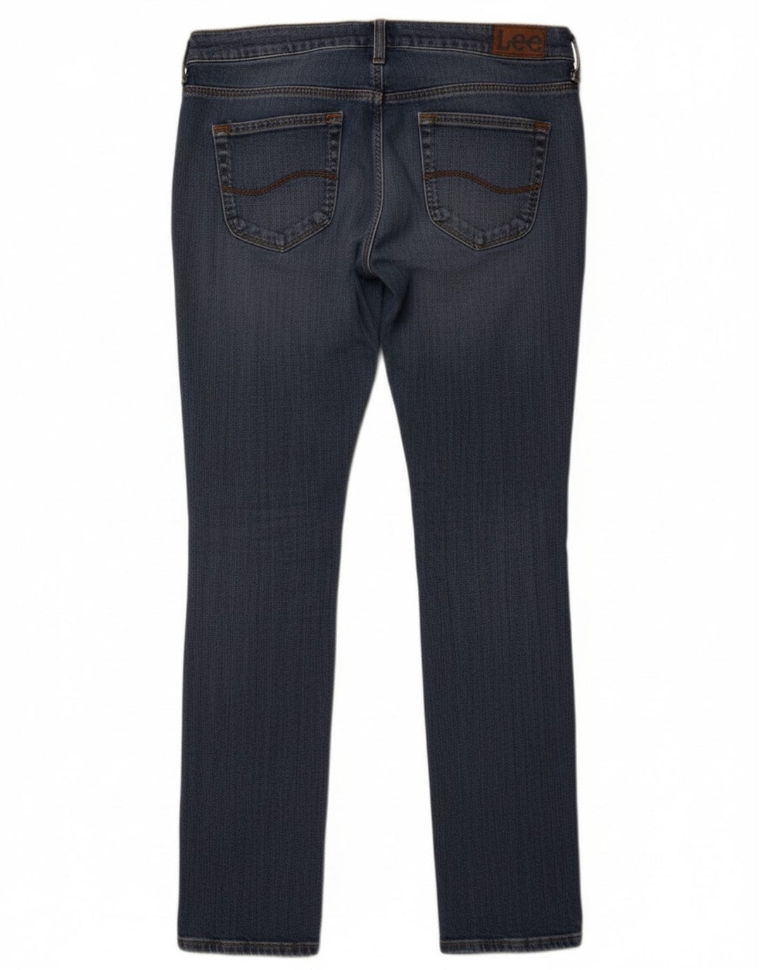 Lee Damen Norma Slim Jeans W32 L33 Blaue Baumwolle