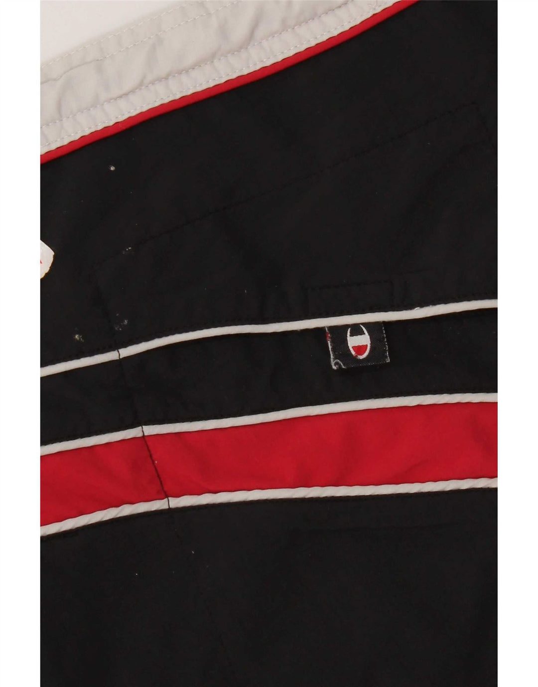 Champion Mens Graphic Swimming Shorts XL  Black Colourblock Polyester