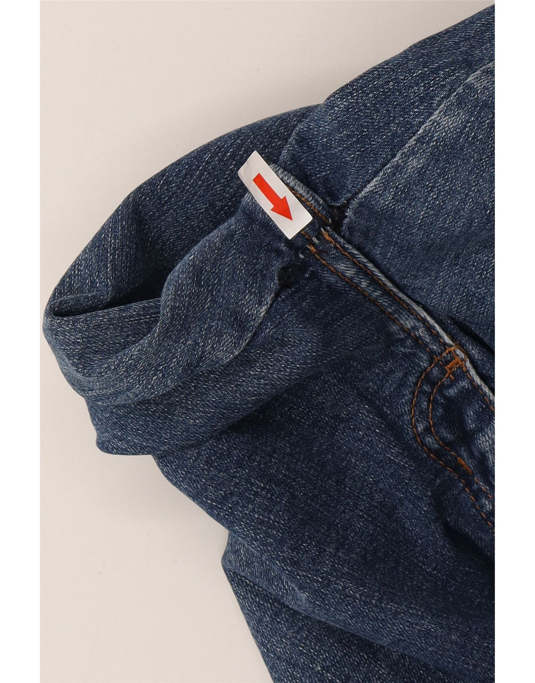 WRANGLER Mens Straight Jeans W34 L30 Blue Cotton