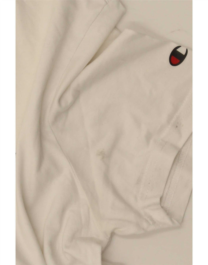 Champion Herren T-Shirt Top Small Weiß