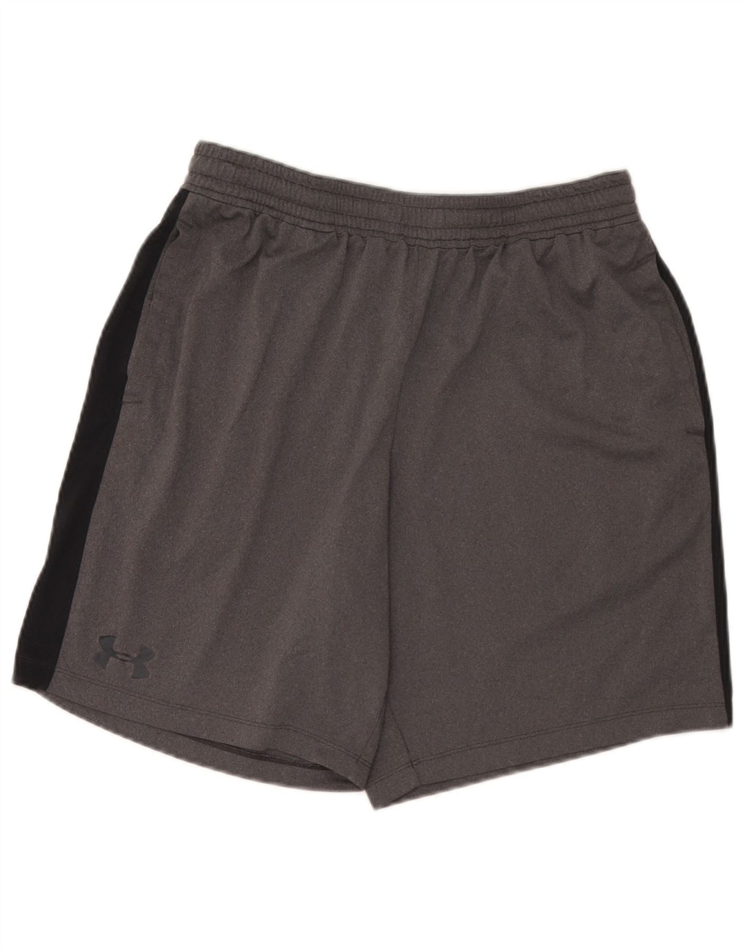 Under Armour Short de Sport Homme Large Gris Colorblock Polyester