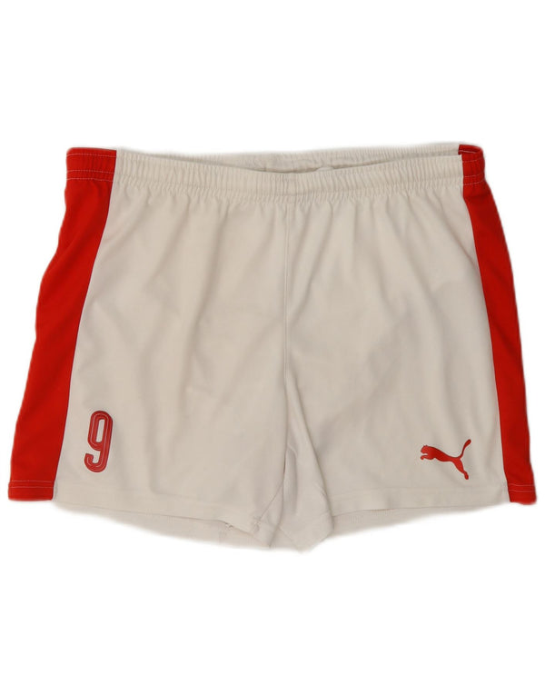 Puma Boys Sports Shorts 15-16 år Hvid Colourblock Polyester