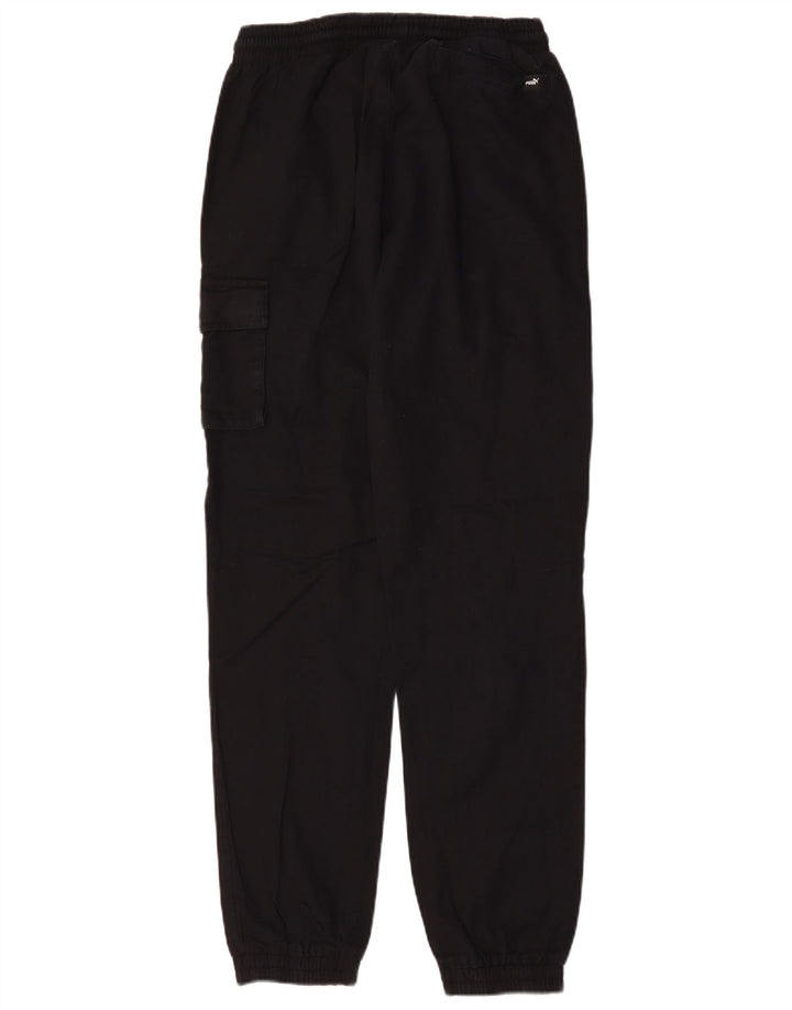 Puma Mens Cargo Graphic Tracksuit Trousers Joggers Medium Black Cotton
