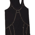 Diesel Débardeur Femme UK 10 Petit Noir