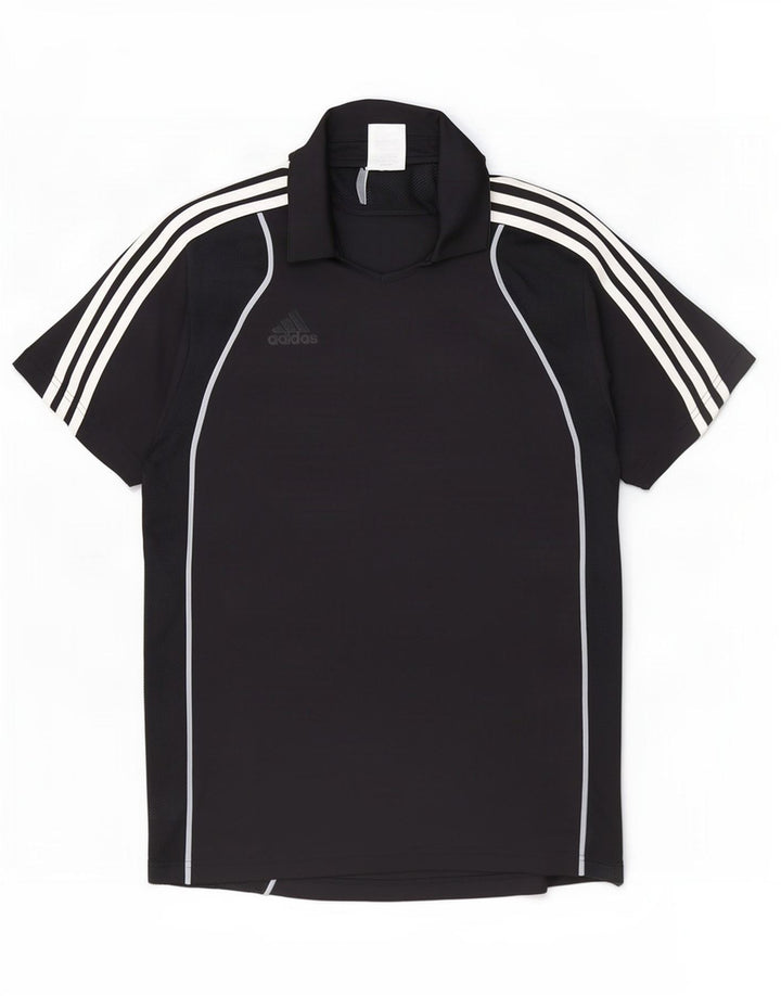 Adidas Mens Clima 365 Polo Shirt Grande Poliéster Preto