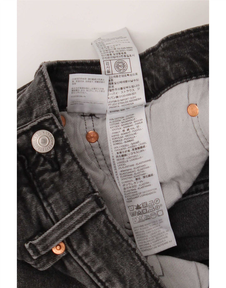 Levi's Mens 514 Straight Jeans W34 L30 Grey Cotton