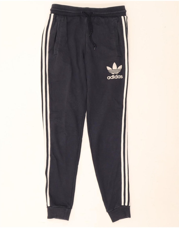 Adidas Mens Tracksuit Trousers Joggers Small Navy Blue