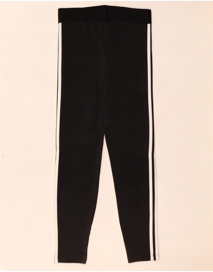 Adidas Womens Leggings UK 12/14 Medium Black