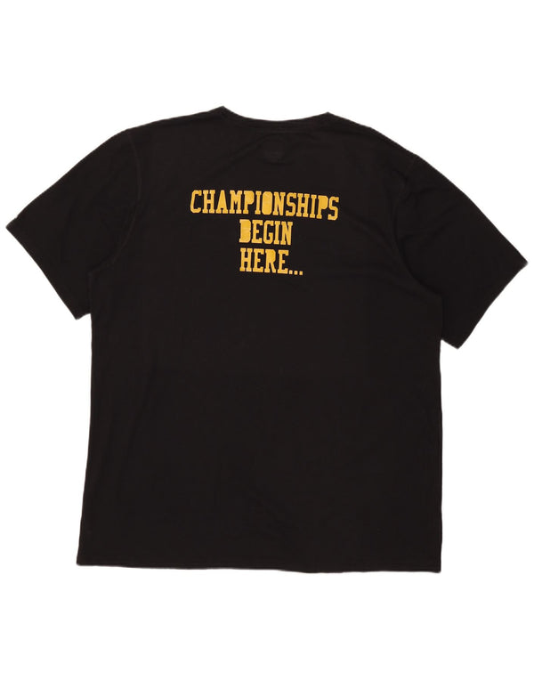 Russell Athletic Mens Tigers Graphic T-Shirt Top XL Μαύρο
