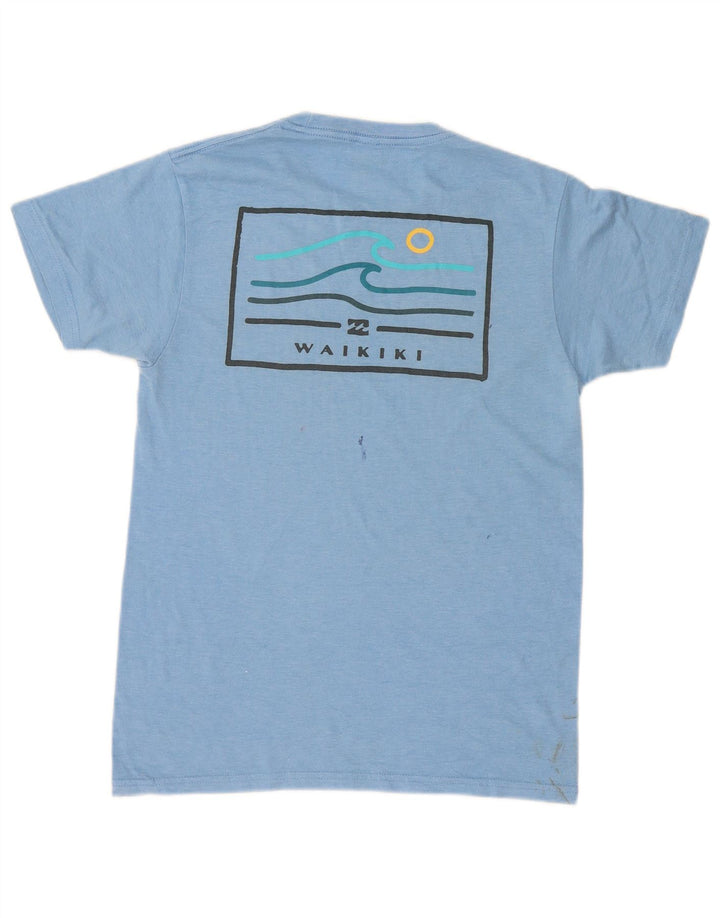 Billabong Mens Graphic T-Shirt Top Small Blue Cotton