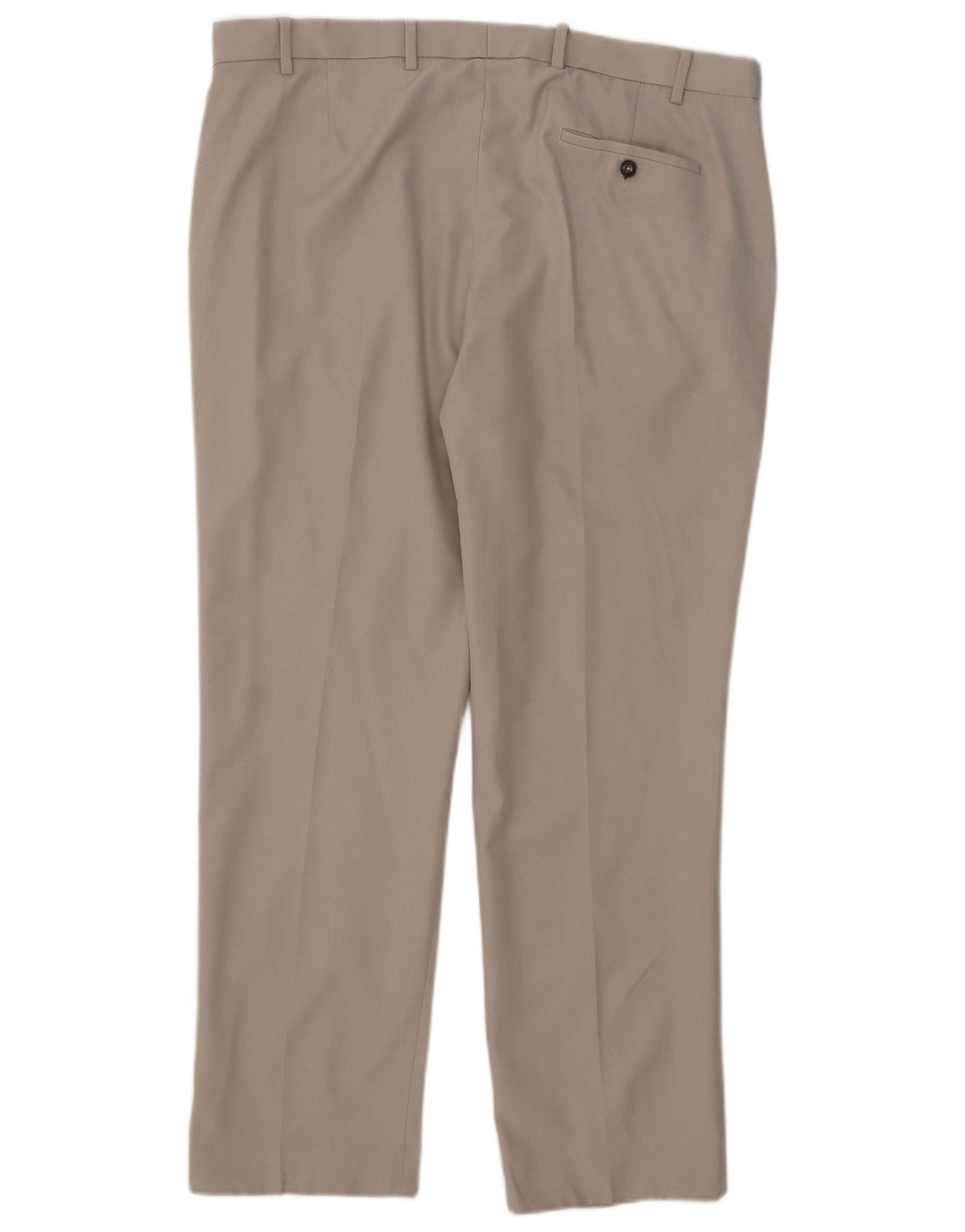 Pantaloni chino vestibilità regolare da uomo Marks & Spencer W40 L31 poliestere beige