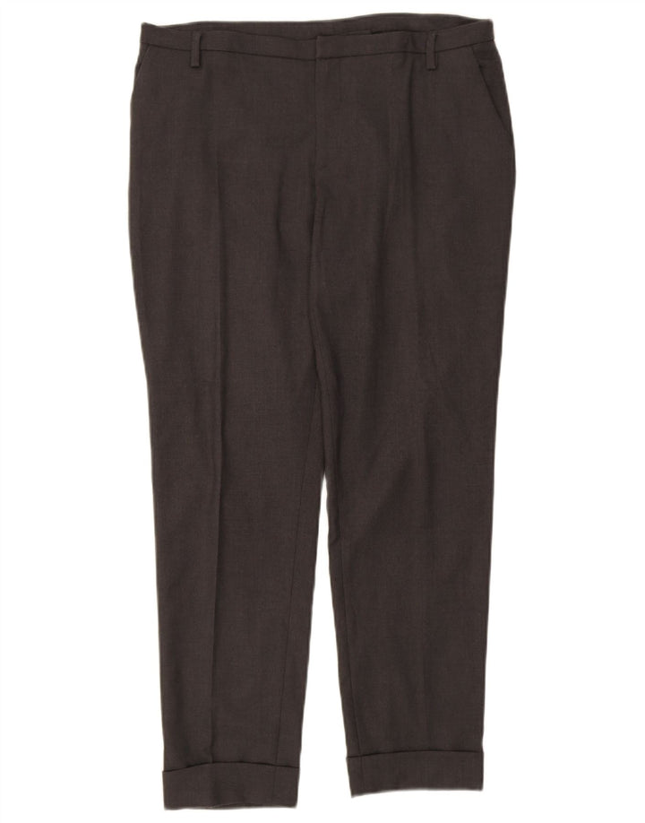 LIU JO Womens Slim Chino Trousers W29 L27 Grey Polyester