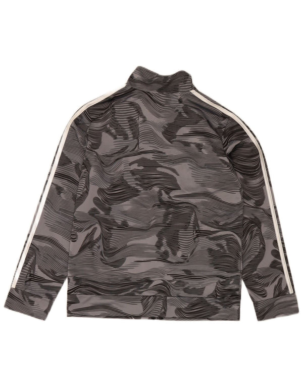 Adidas Drenge Træningsdragt Topjakke 14-15 År Stor Grå Camouflage