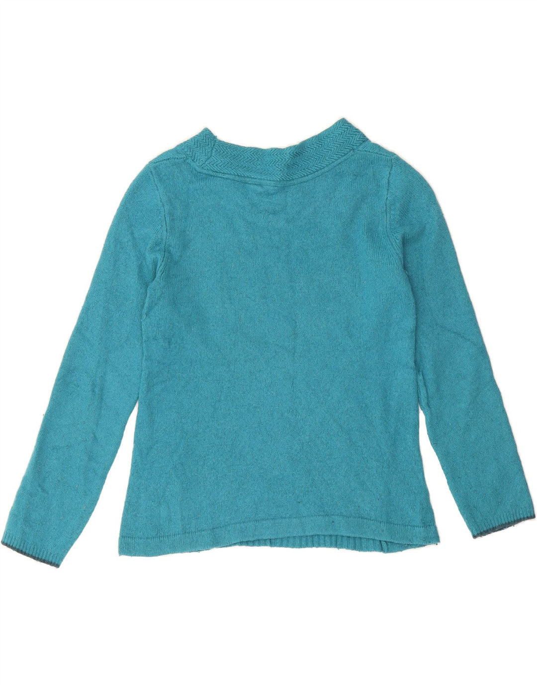 WHITE STUFF Womens Boat Neck Jumper Sweater UK 10 Small Blue Viscose Vintage White Stuff and Second-Hand White Stuff from Messina Hembry 
