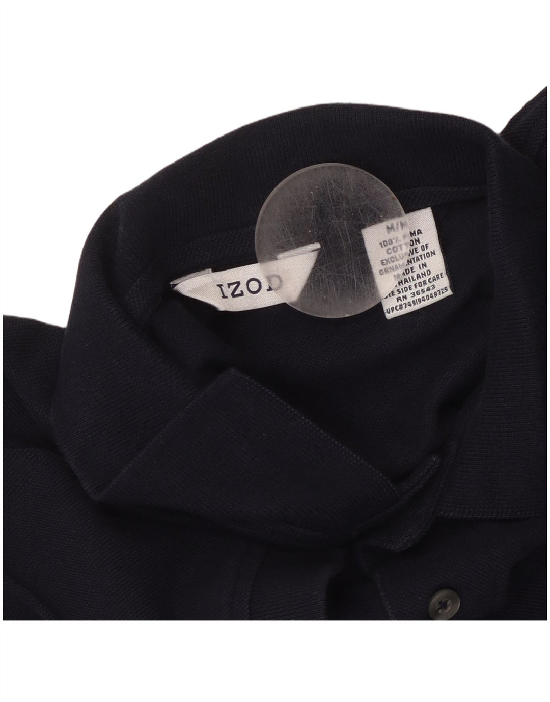 IZOD Herren-Poloshirt, mittelgroß, marineblau, Baumwolle