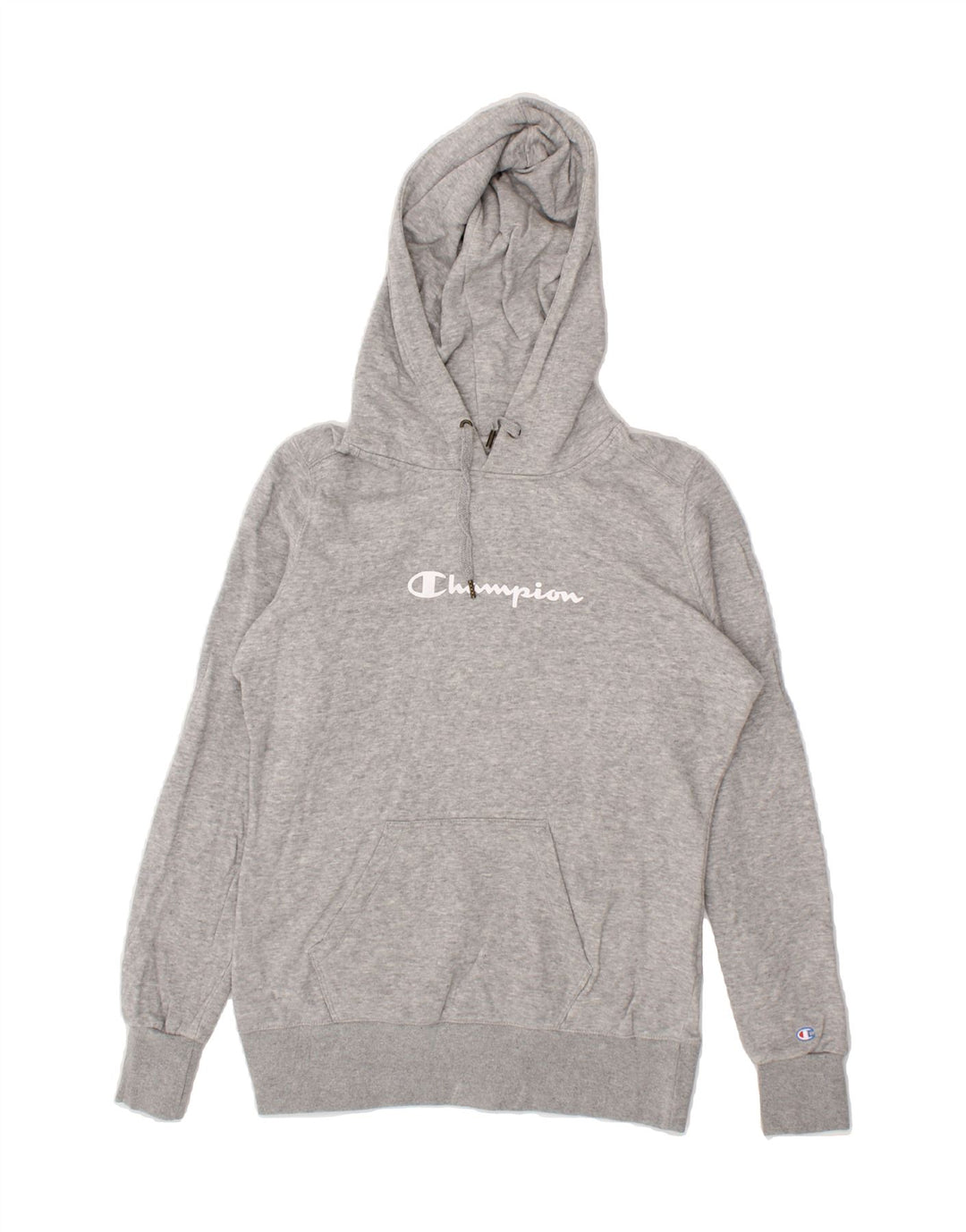 CHAMPION Womens Hoodie Jumper UK 16 Large Grey Cotton Vintage Champion and Second-Hand Champion from Messina Hembry 