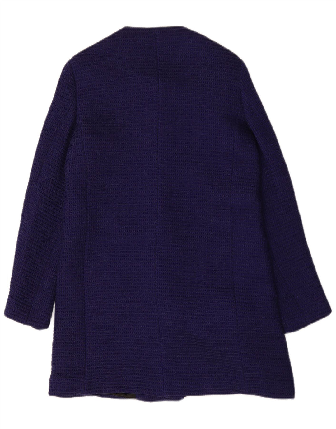 Zara Womens Overcoat UK 10 Small Navy Blue