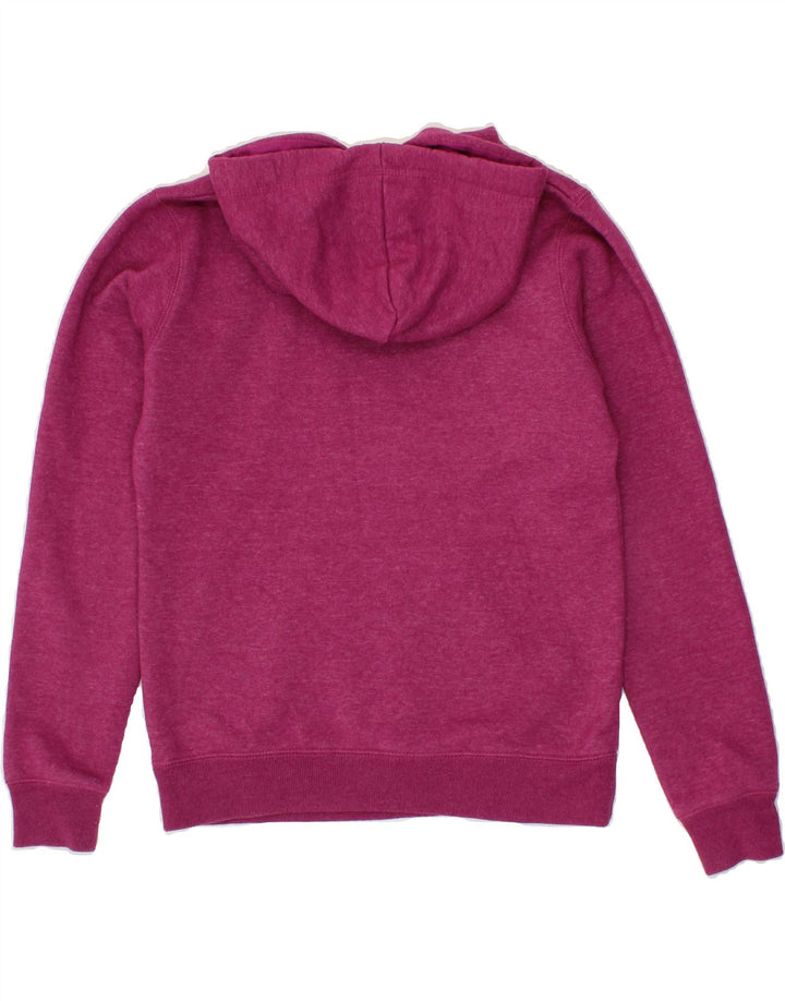 SALTROCK Womens Oversized Graphic Hoodie Jumper UK 8 Small Pink Polyester Vintage Saltrock and Second-Hand Saltrock from Messina Hembry 