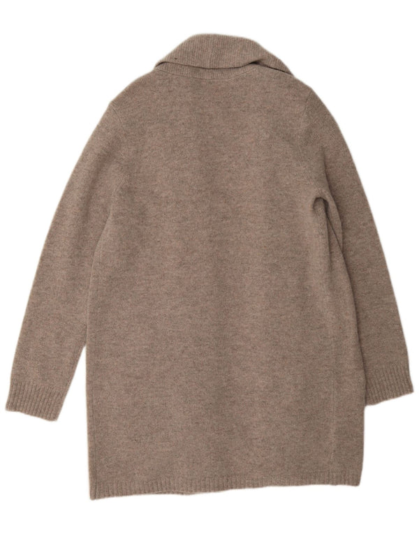 Laura Ashley Γυναικείο πουλόβερ Longline Cardigan UK 12 Medium Grey Flecked
