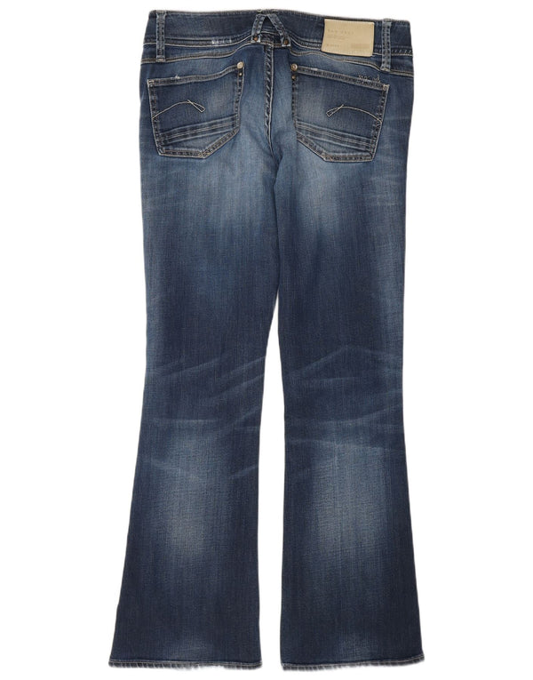 G-Star Womens Low Waist Distressed Bootcut Jeans W29 L32 Blue Cotton